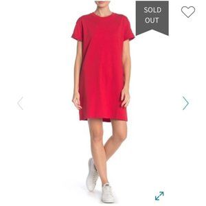 Madewell T-shirt Dress Enamel Red Size Small